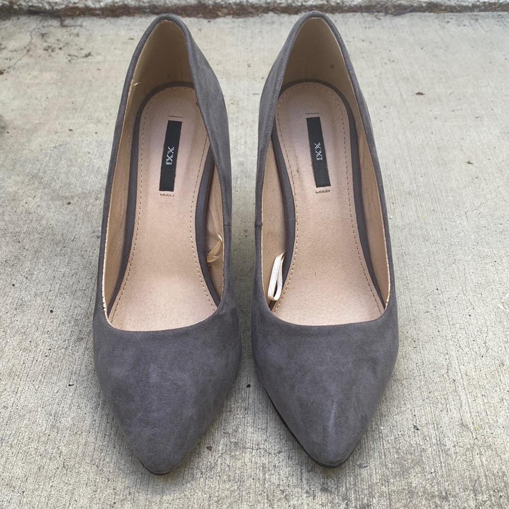 Suede heels
